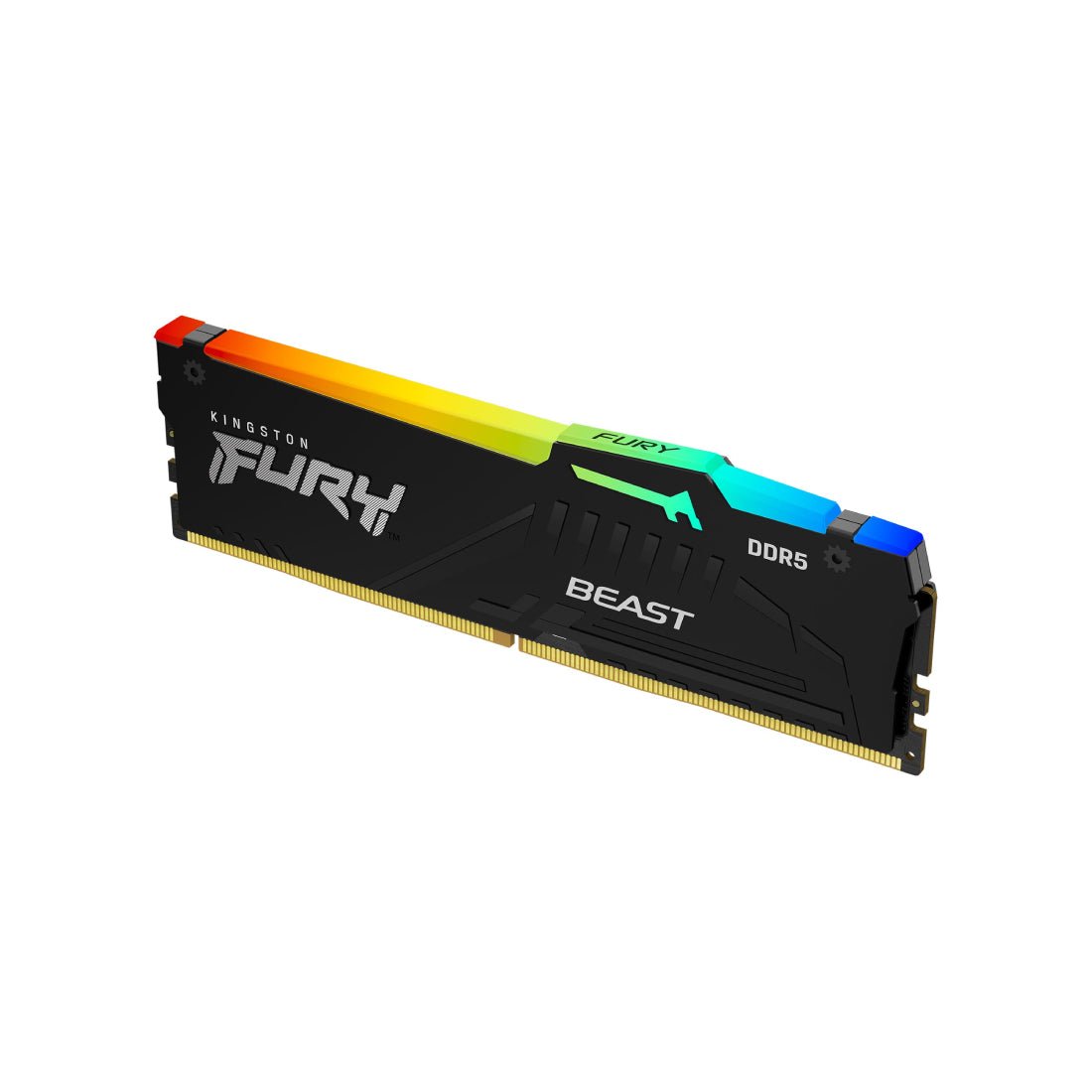 Kingston FURY Beast RGB 16GB CL30 6000Mhz DDR5 RAM - Black - ذاكرة عشوائية - Store 974 | ستور ٩٧٤