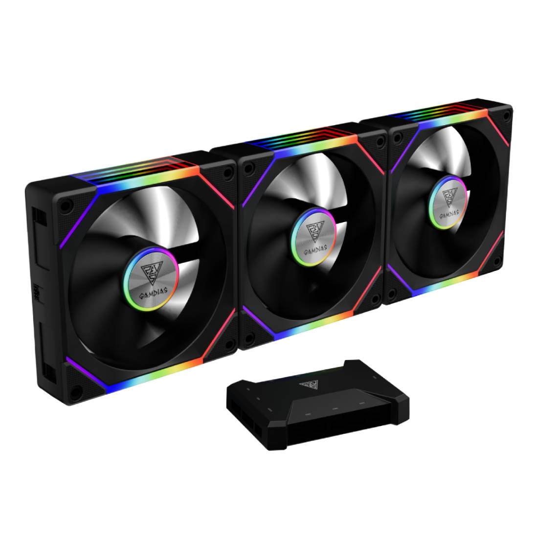 Gamdias AEOLUS P2 - 1203U Fan Cooling - Black - مبرد - Store 974 Electronics WLL | ستور٩٧٤ للالكترونيات ذ.م.م