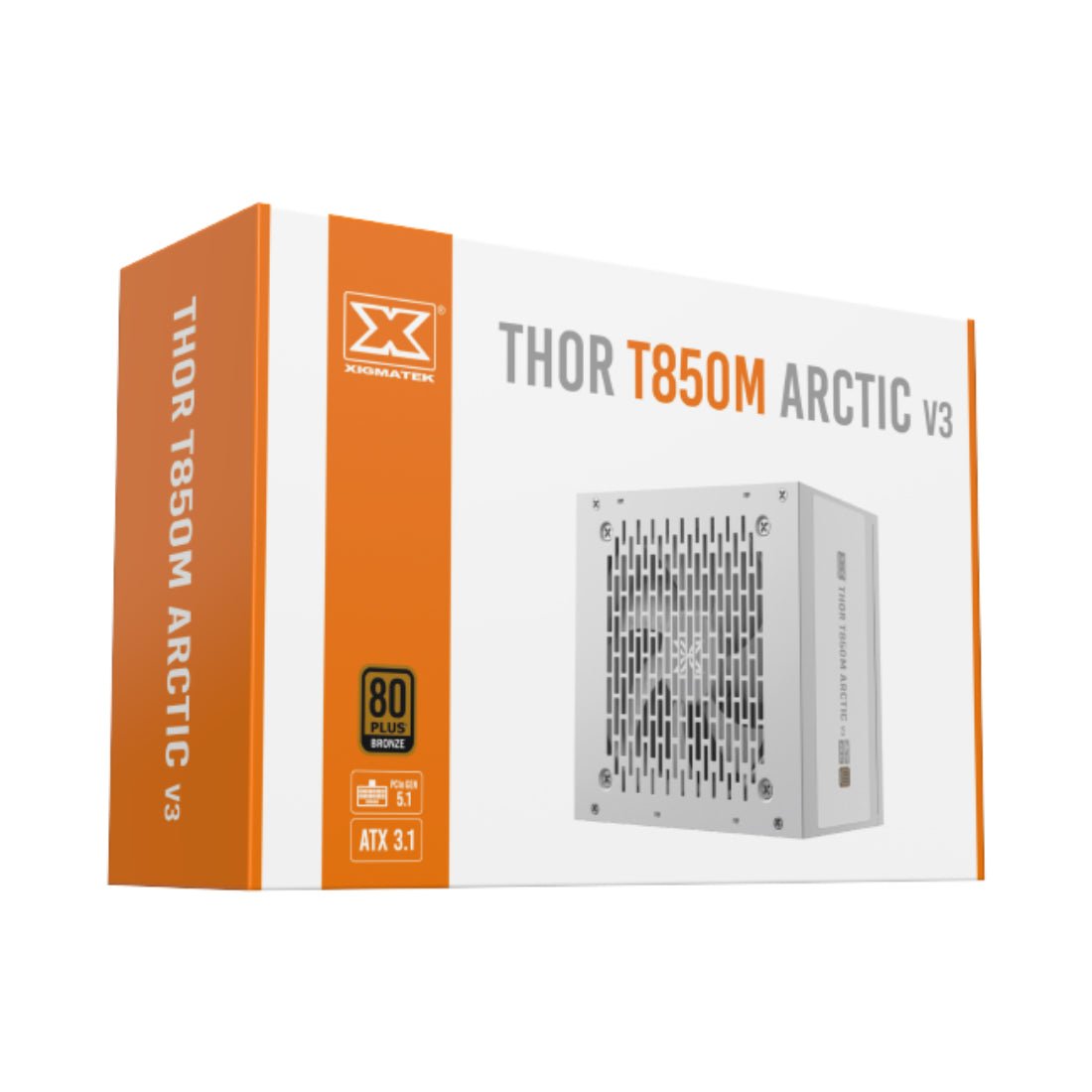 Xigmatek Thor T850M Arctic V3 850W 80Plus Bronze Fully Modular Power Supply - مزود الطاقة - Store 974 Electronics WLL | ستور٩٧٤ للالكترونيات ذ.م.م
