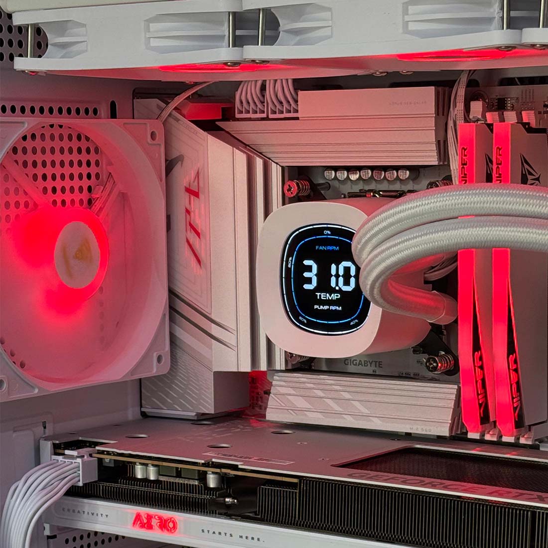 White Zephyr Build | كمبيوتر وايت زفير - Store 974 Electronics WLL | ستور٩٧٤ للالكترونيات ذ.م.م
