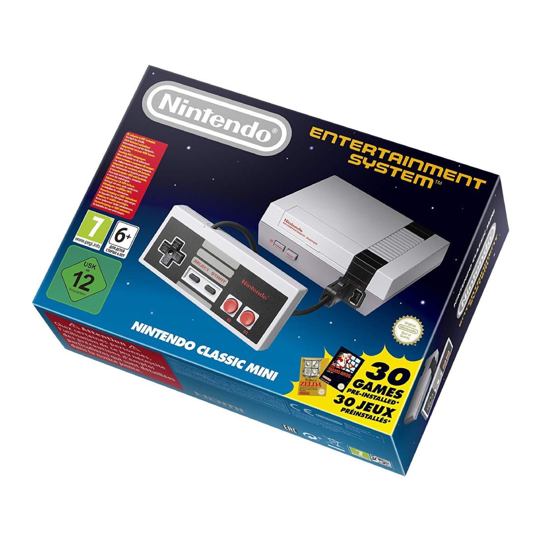 Nintendo NES Classic Mini Console - Grey - Store 974 | ستور ٩٧٤
